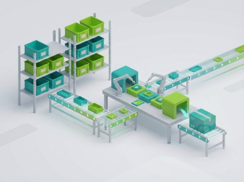 عمليات التصنيع وتجميع الأصناف